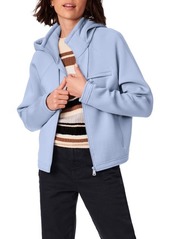 Bernardo On the Go Scuba Knit Hooded Jacket