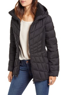 bernardo quilted water repellent jacket