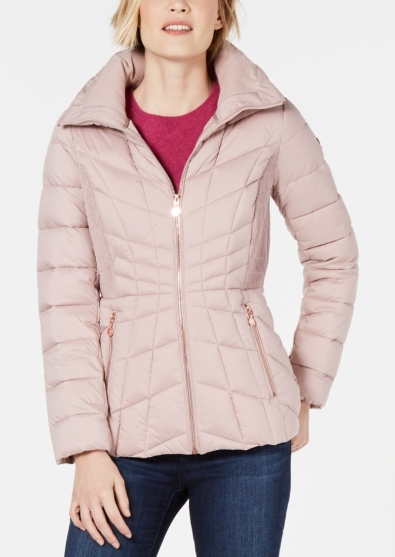 bernardo quilted packable puffer coat