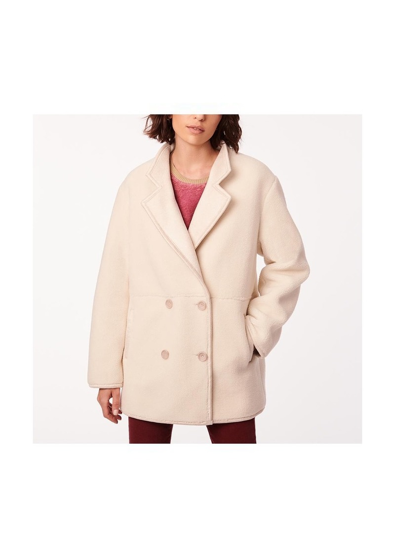 Bernardo Women's Shearling Blazer - Cream