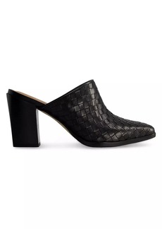 Bernardo Britt Woven Heeled Mules