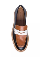 Bernardo Chandler Multi Leather Lug Sole Loafers