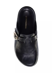 Bernardo Easton Leather Footbed Clogs