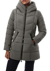 Bernardo Fab Funnel Quilted Puffer Jacket