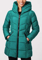 Bernardo Fab Funnel Quilted Puffer Jacket