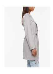 Bernardo Faux Suede Trench Coat - Titanium