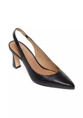 Bernardo Felicity Leather Slingback Pumps