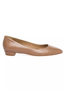 Bernardo Fritz Leather Pointed Flats