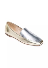 Bernardo Genesis Metallic Leather Loafers