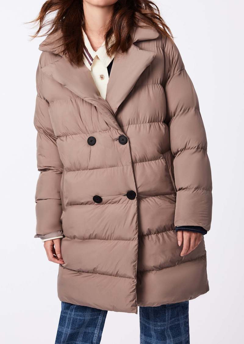 Bernardo Glam Quilted Coat