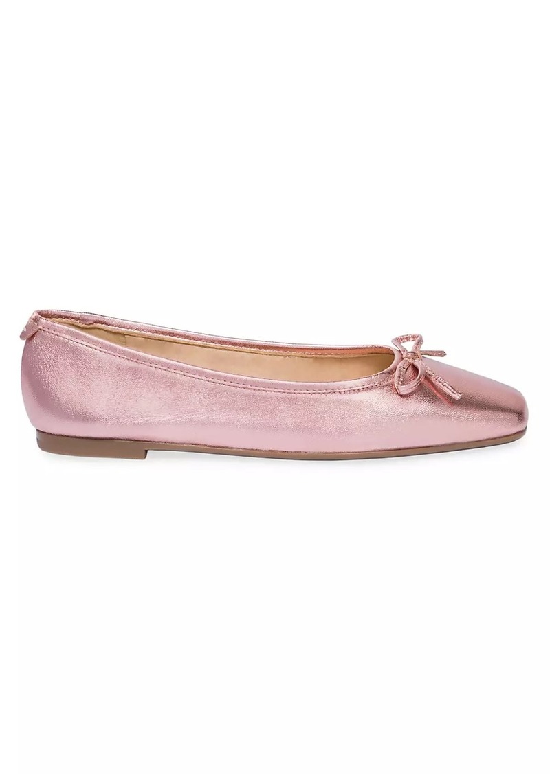 Bernardo Gwynn Metallic Leather Bellerina Flats