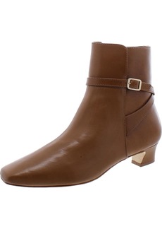 Bernardo Houston Womens Leather Kitten Heel Booties