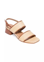 Bernardo Jasper Raffia Slingback Sandals