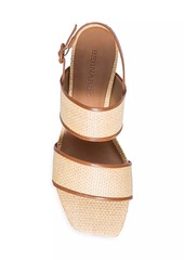 Bernardo Jasper Raffia Slingback Sandals