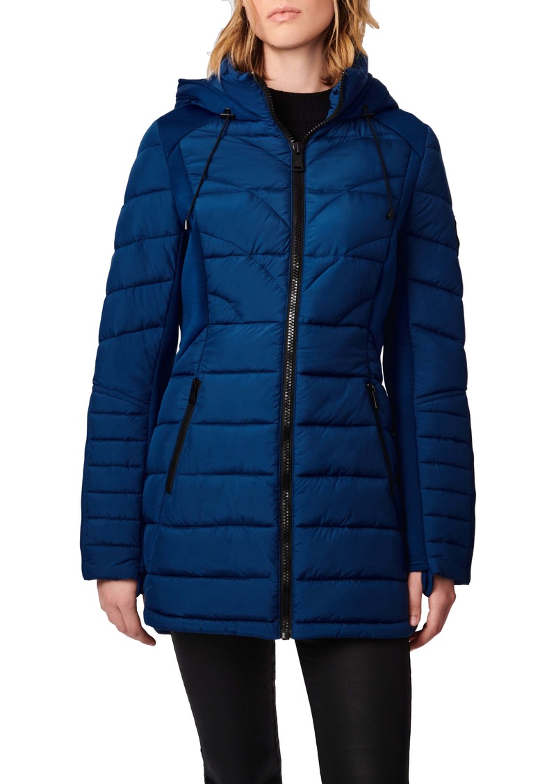 Bernardo Long Quilted Jacket