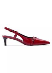 Bernardo Marietta Soft Patent Kitten Heel Pumps