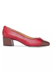 Bernardo Marisol Leather Cap-Toe Pumps