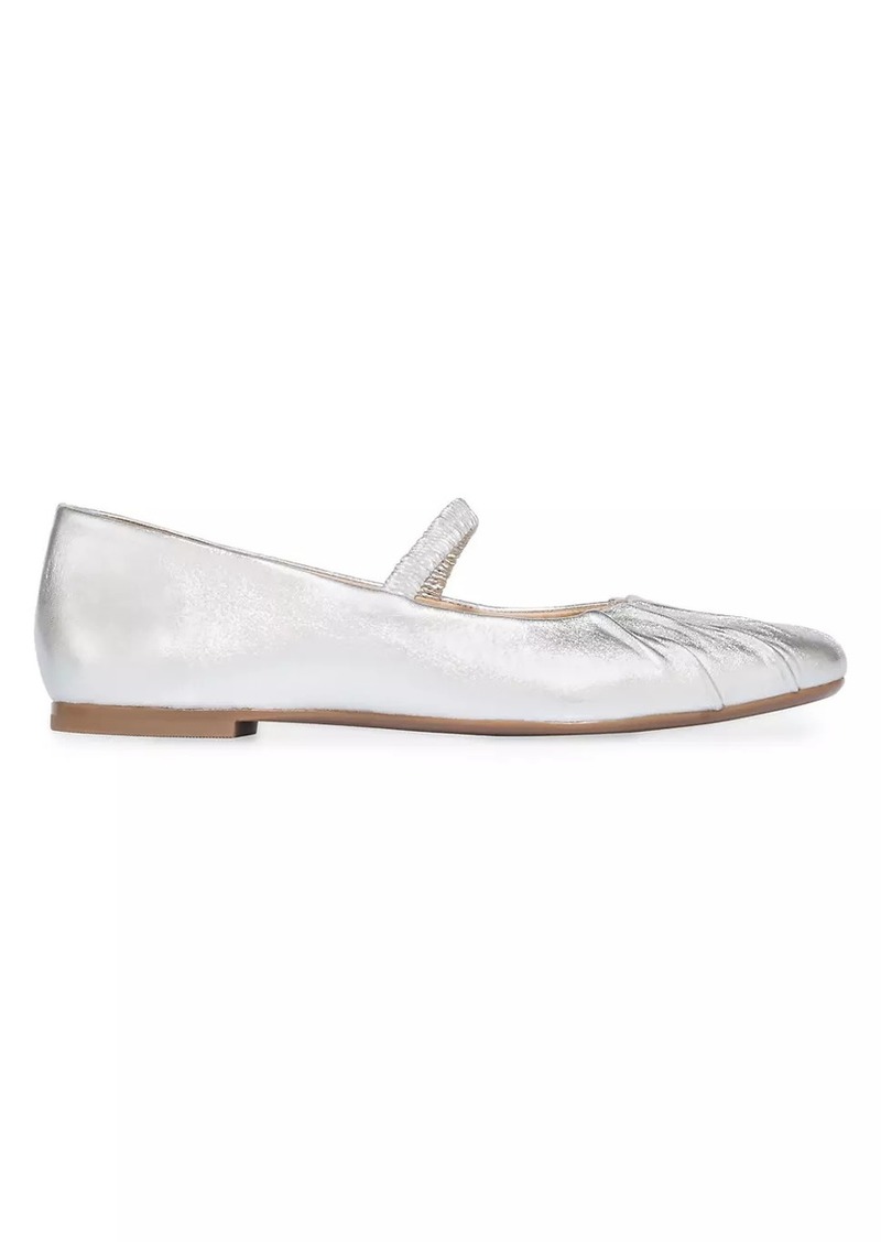 Bernardo Savona Metallic Ballet Flats