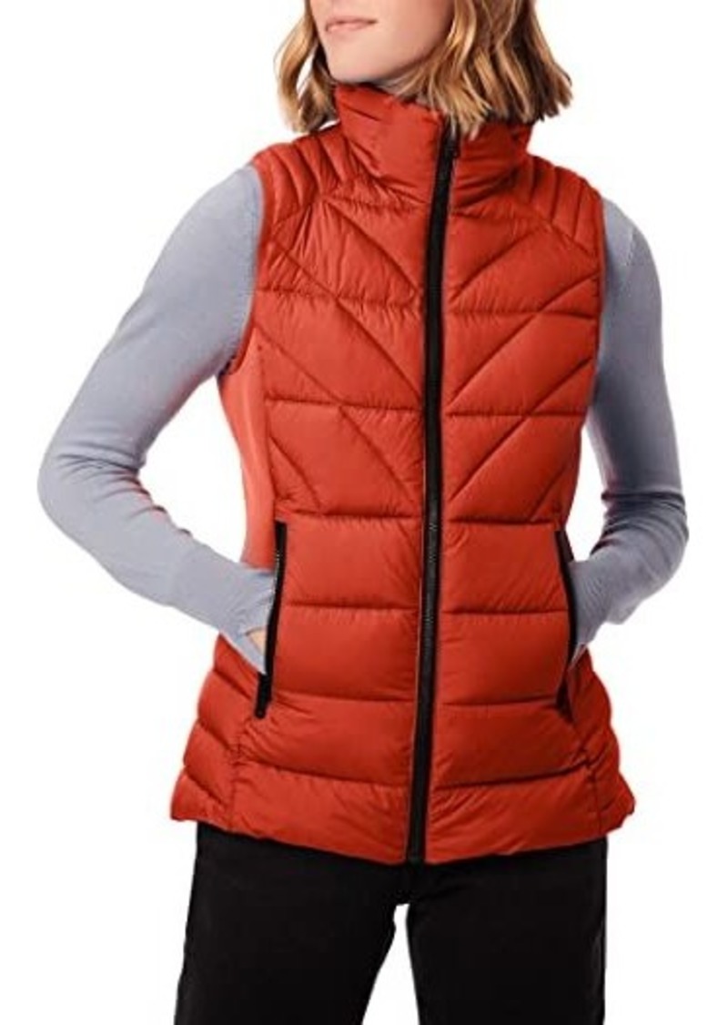 Bernardo Softy Glam Quilted Vest with Neoprene Combo