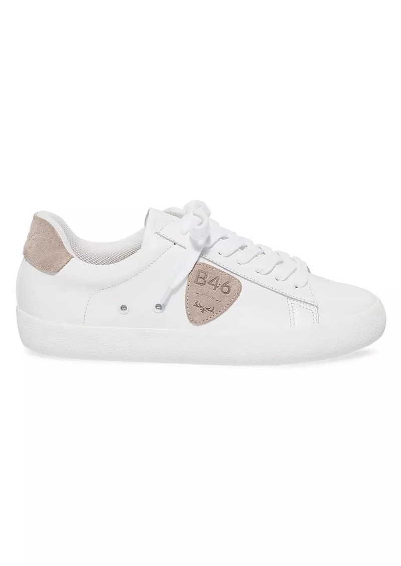 Bernardo Tatum Leather Logo Sneakers