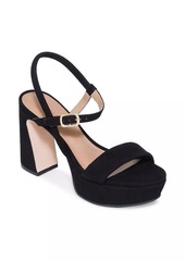 Bernardo Ventura Suede Platform Sandals