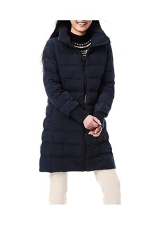 Bernardo Women's Recycled Stretch Quilted Walker Coats - Navy