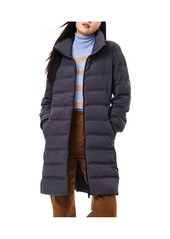 Bernardo Women's Recycled Stretch Quilted Walker Coats - Navy