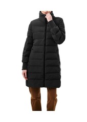 Bernardo Women's Recycled Stretch Quilted Walker Coats - Navy