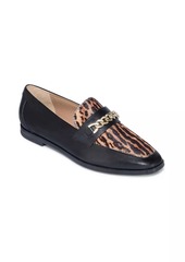 Bernardo Zephyr Haircalf Chain Loafers