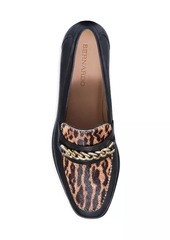 Bernardo Zephyr Haircalf Chain Loafers