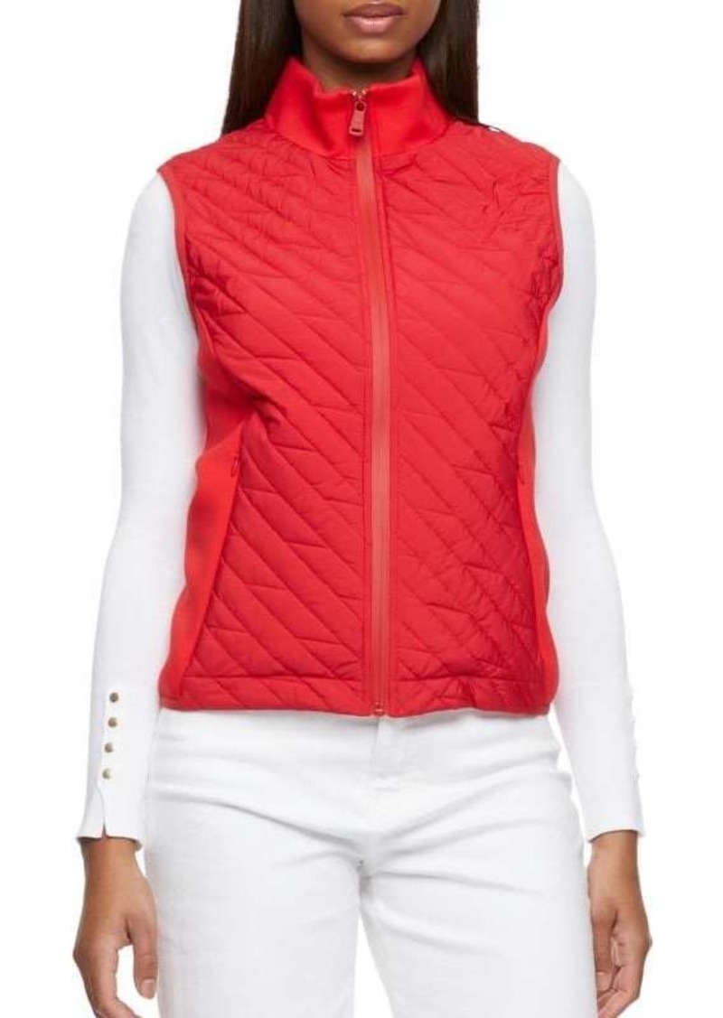 Bernardo Zip Front Quilted Puffer Vest