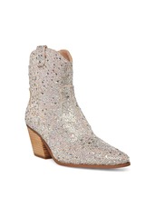 Betsey Johnson Diva Embellished Western Booties Women's Shoes