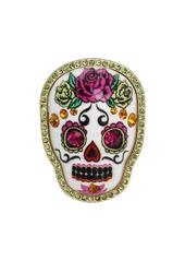 Betsey Johnson Faux Stone Sugar Skull Cocktail Stretch Ring - Multi