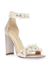 Betsey Johnson Fay Ankle Strap Sandal in Blush at Nordstrom