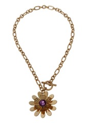 Betsey Johnson Flower Pendant Necklace