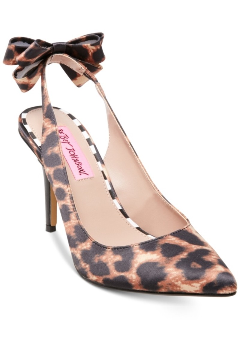 betsey johnson ginjer slingback pumps