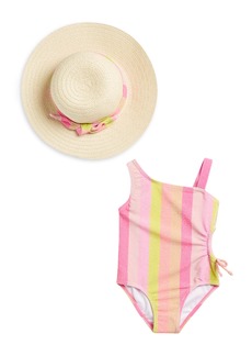 Betsey Johnson Kids' One-Piece Swimsuit in Multi at Nordstrom Rack