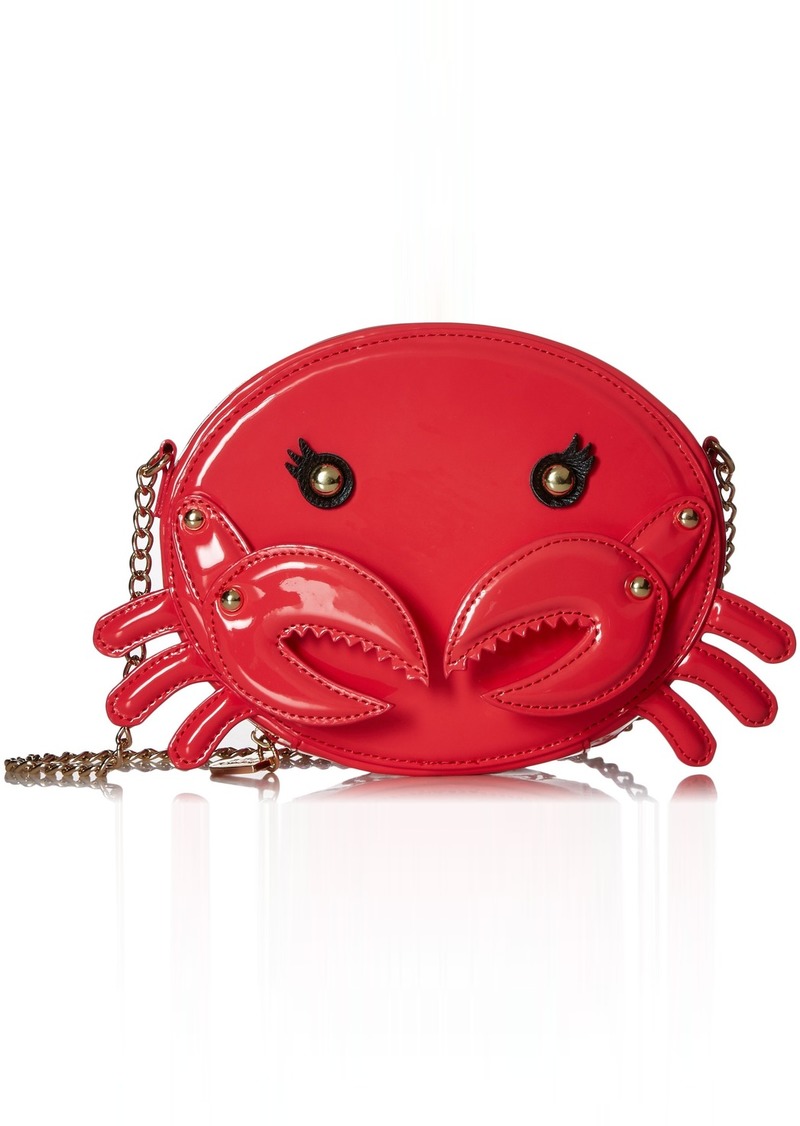 betsey johnson crab purse