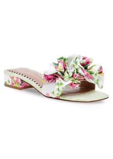 Betsey Johnson Women's Alivia Floral Ruffle Sandal Women's Shoes