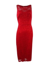 Betsey Johnson Women's Illusion Lace Sheath Dress