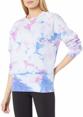 Betsey Johnson Women's Multi Tie Dye Oversized Sweatshirt  M