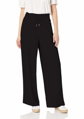 Betsey Johnson Women's Wide Leg Pant with Side Stripes  Extra Small