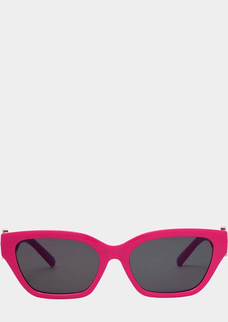 Betsey Johnson Betseys Belt My Heart Sunnies Pink