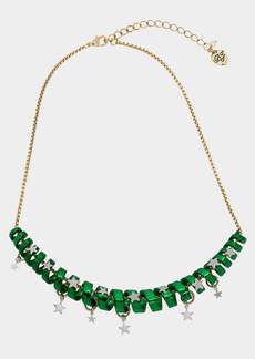 Betsey Johnson Betseys Holiday Coil Necklace Green