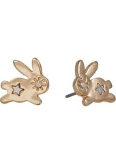 Betsey Johnson Bunny Stud Earrings
