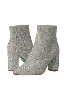 Betsey Johnson Cady Ankle Boot In Rhinestones