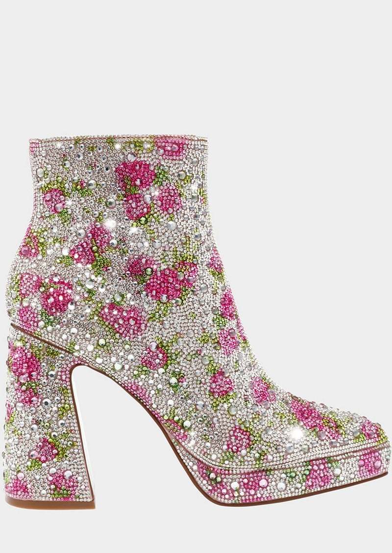 Betsey Johnson Della Floral Rhinestones