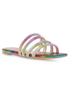 Betsey Johnson Dilon Womens Slip On Casual Slide Sandals