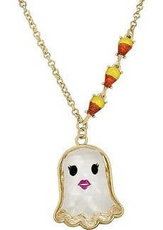 Betsey Johnson Ghost Pendant Necklace