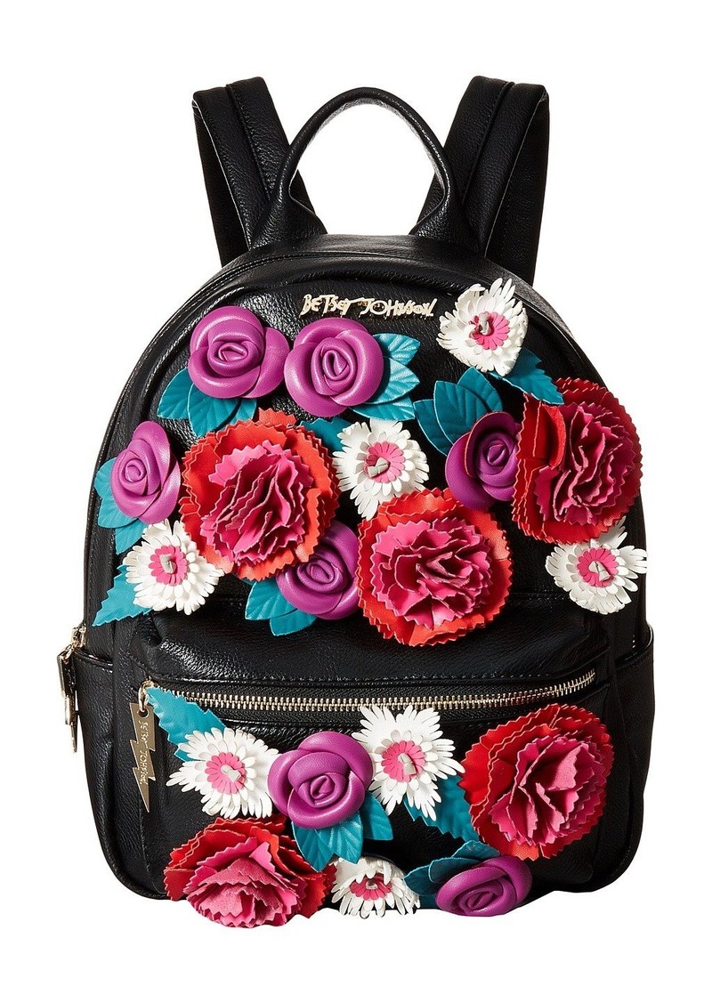 betsey johnson rose backpack